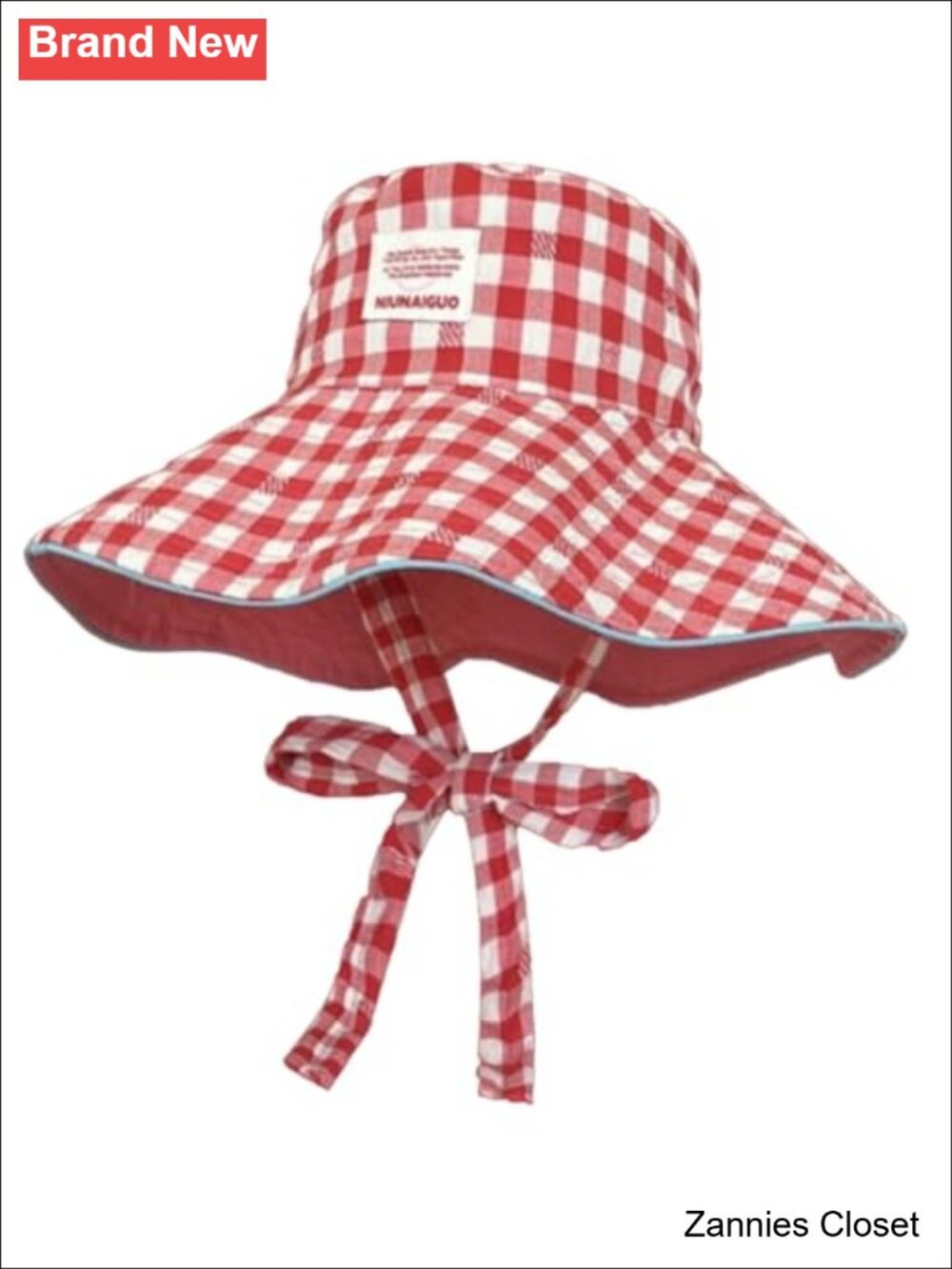 🤠 Caistre Women's Reversible Plaid Bucket Hat Wide Brim UPF 50+ Sun Cap